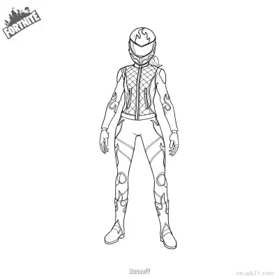 Free printable Burnoff 03 Coloring Page - Free PDF Printable Fortnite Coloring Sheets coloring page